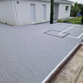 terasse moquette de pierre